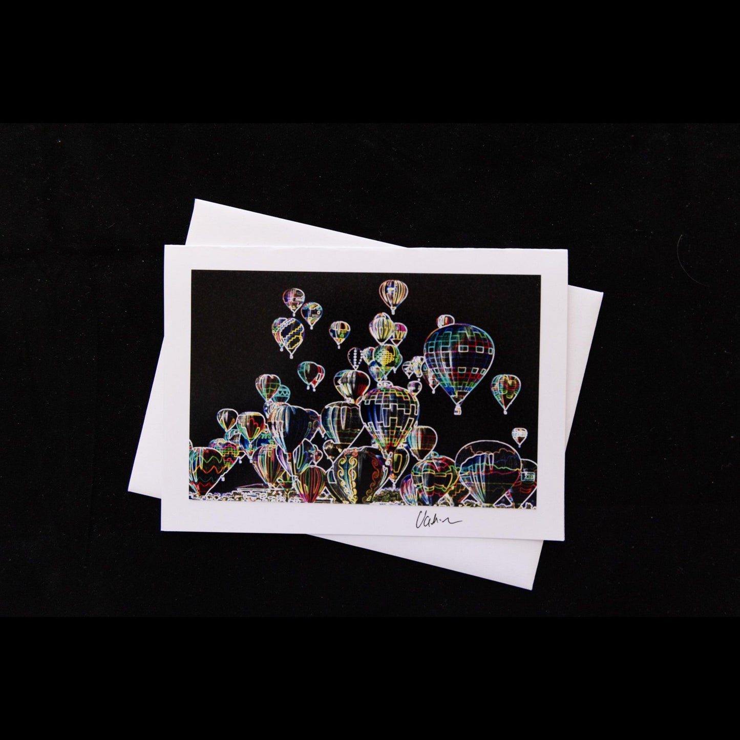 Special Effect balloon photo notecard