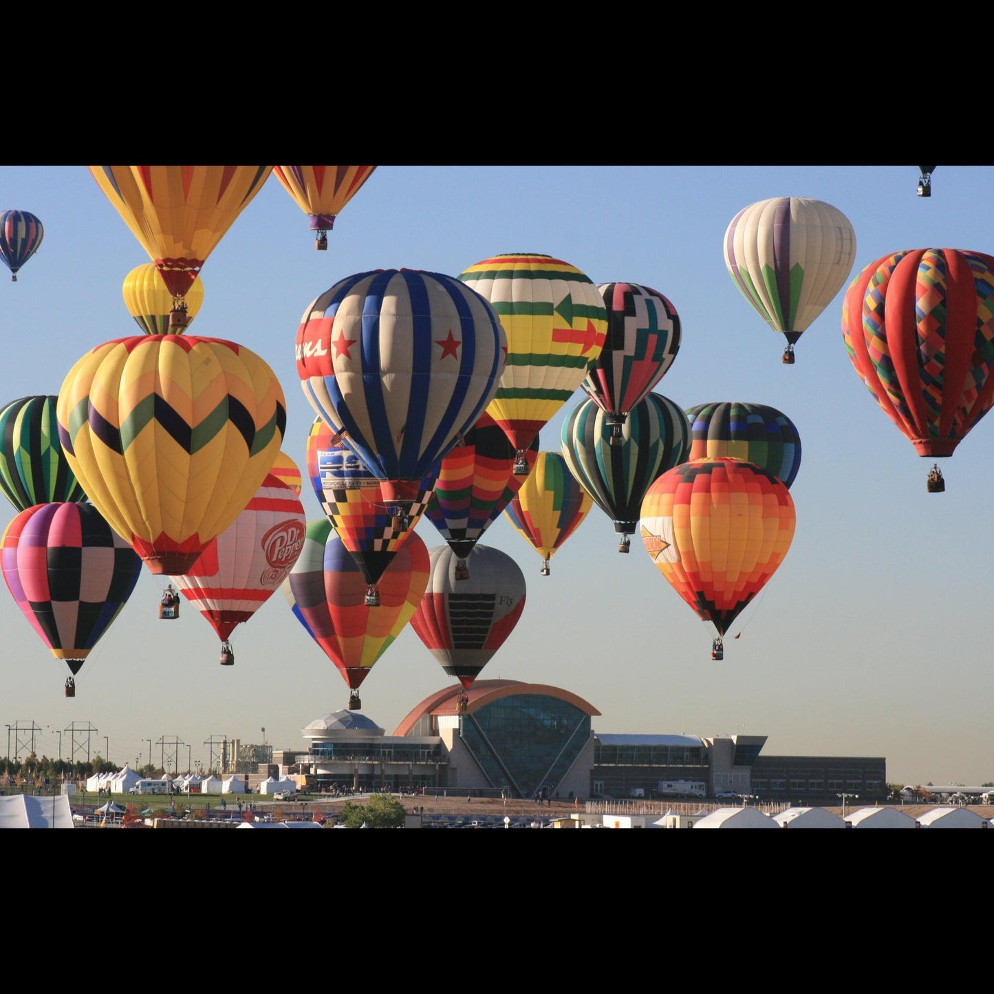 balloons-flying-over-the-balloon-museum-v-isenhower-photography - V. Isenhower Photography