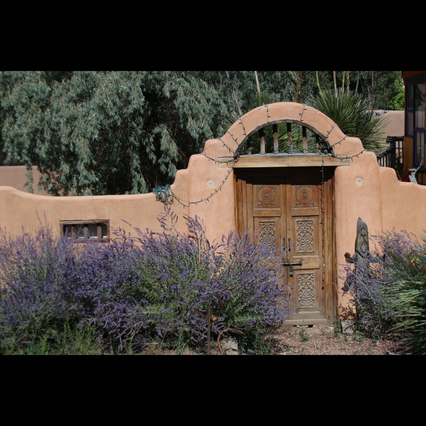 A interesting gate in Madrid, New Mexico