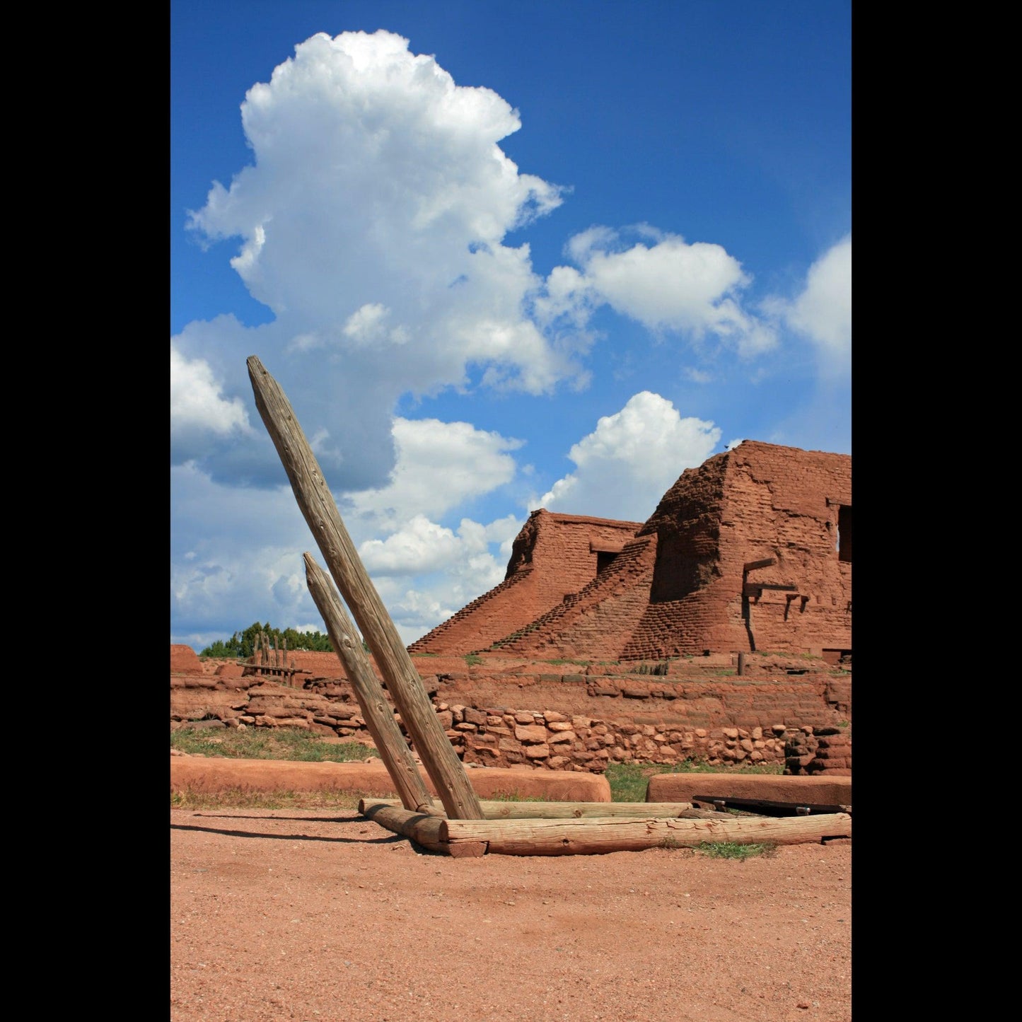 Pecos Kiva Above Ground - V. Isenhower Photography