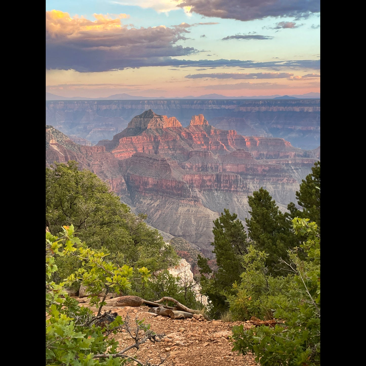 Photo of twilight at the Grand Canyon