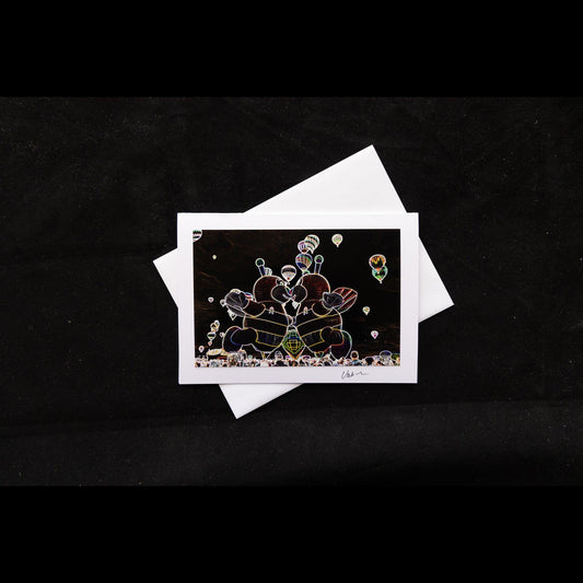 Balloon Special Effect #4 Notecard - V. Isenhower Photography