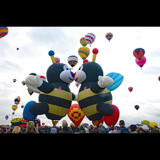 bee-balloons-kissing-v-isenhower-photography - V. Isenhower Photography