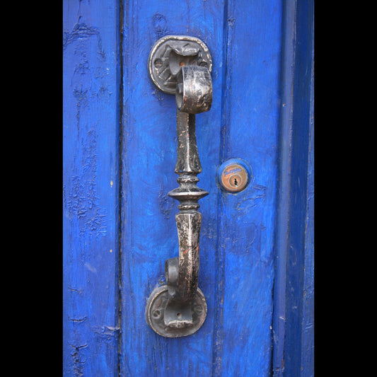 blue-door-handle-v-isenhower-photography - V. Isenhower Photography