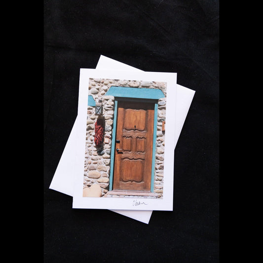 Photo Notecard of Five Graces Door