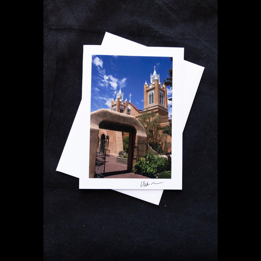 Photo Notecard San Felipe de Neri Church Albuquerque