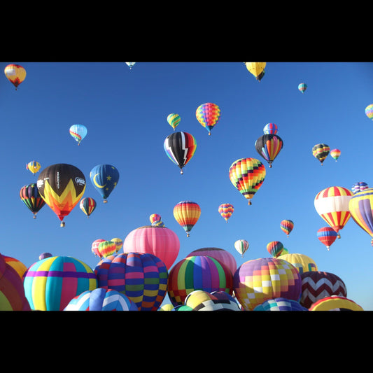 hot-air-balloons-flying-over-albuquerque-v-isenhower-photography - V. Isenhower Photography
